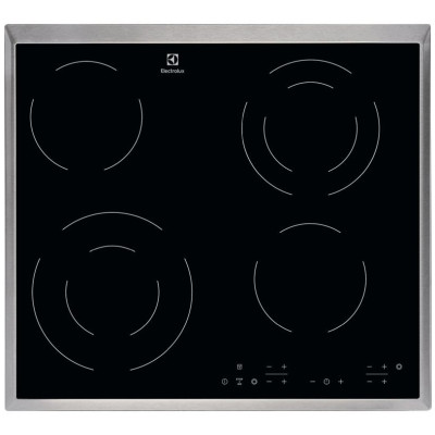 Electrolux Варильна поверхня електрична склокерамічна, 60см, чорний