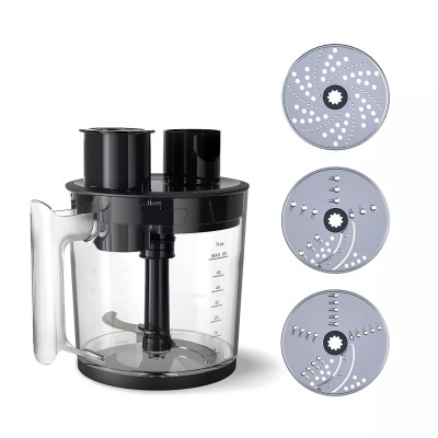 Philips Блендер заглибний Series 5000, 1200Вт, 5в1, чоппер, терки, чорний