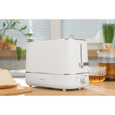 ARDESTO Тостер T-F420B, 800Вт, пластик, 2 слоти, білий ARDESTO Тостер T-F420B, 800Вт, пластик, 2 слоти, білий