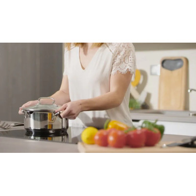 Tefal Набір посуду Duetto Plus, 10 предметів, нержавіюча сталь, скло G719SA55