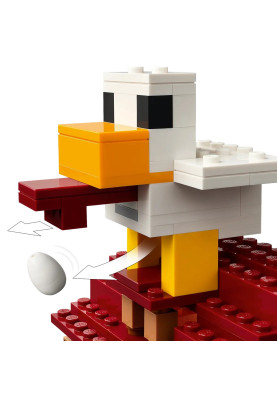 LEGO Конструктор Minecraft Напад на село з повітряною кулею Ґаст