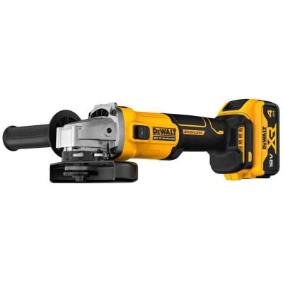 DeWALT Шліфмашина кутова акумуляторна DeWALT XR Li-lon 18В акб 1x4.0А·год 125мм 9000об/хв ЗП, кейс 1.61кг