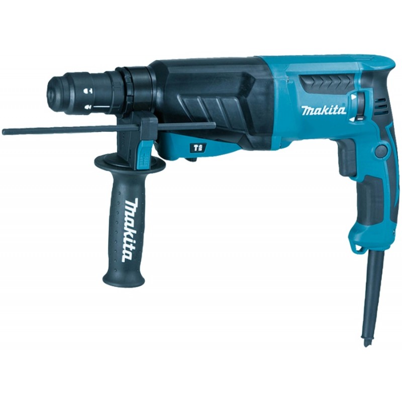 Makita Перфоратор HR2630T, SDS+,змінний патрон, 800Вт, 2.4 Дж, 3.0 кг