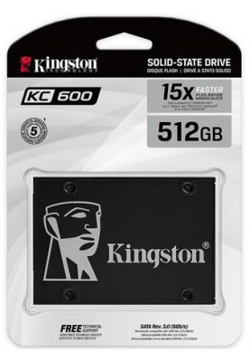 Kingston Накопичувач SSD 2.5" 512GB SATA KC600