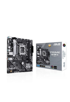 ASUS Материнcька плата PRIME H610M-A-CSM s1700 H610 2xDDR5 M.2 HDMI D-Sub DP mATX