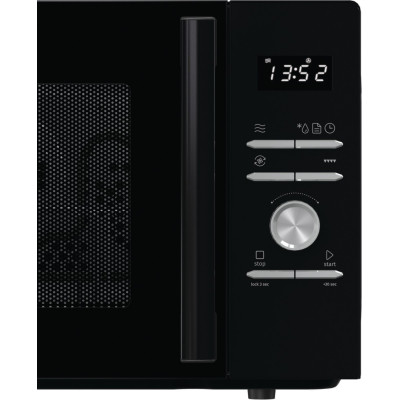 Gorenje Мікрохвільова піч, 28л, електр. керув., 900Вт, гриль, дисплей, конвекція, чорний
