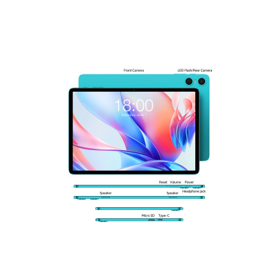 TECLAST Планшет P30 10,1" 4ГБ, 64ГБ, 6000мА•рік, Android, блакитний