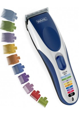 Wahl Набір для стрижки WAHL Color Pro Cordless, мережа акум., гребінець, ножиці, сталь, синій