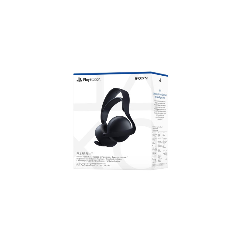 PlayStation Гарнітура PULSE Elite, WL, Midnight Black