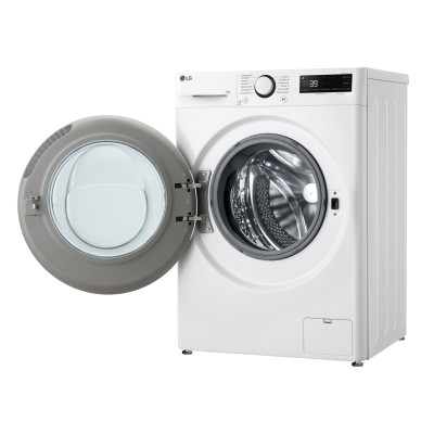 LG Пральна машина фронтальна, 8кг, 1200, A, 48см, дисплей, пара, інвертор, білий