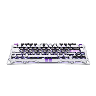 GravaStar Клавіатура механічна Mercury V75 80keys, Magnetic Jade Pro, 8K, USB-A, RGB, Mecha Gray