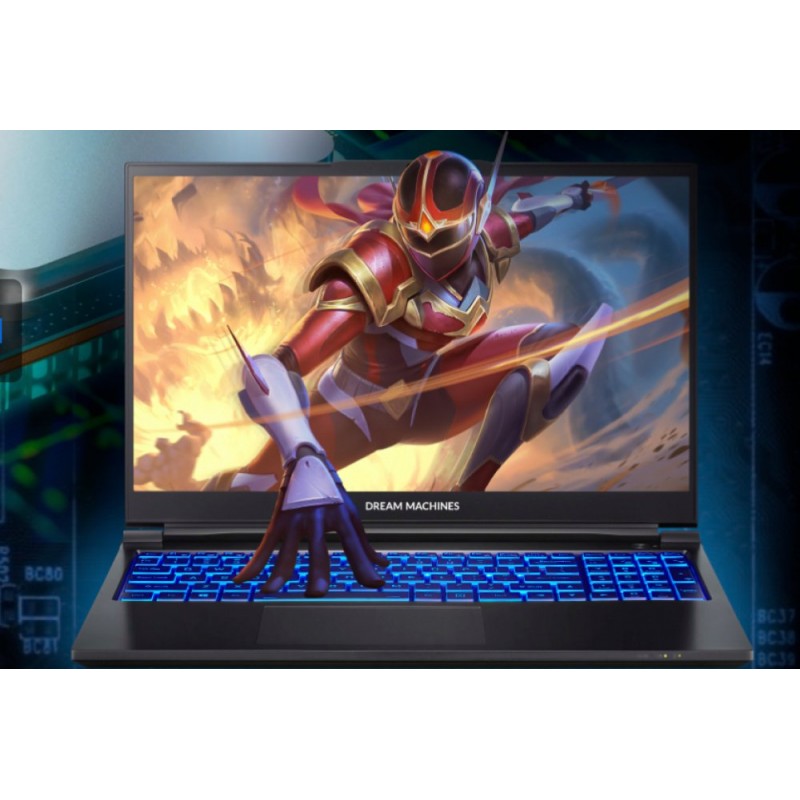 Dream Machines Ноутбук RG3060-15 15.6FHD IPS 240Hz/Intel i7-12700H/32/1024F/NVD3060-6/DOS