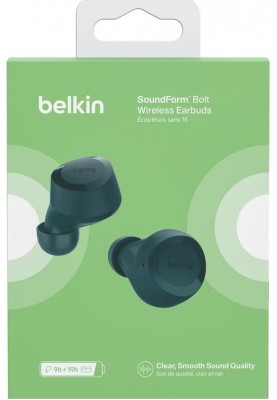 Belkin Навушники Soundform Bolt True Wireless Teal