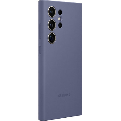 Samsung Чохол для Galaxy S24 Ultra (S928), Silicone Case, фіолетовий