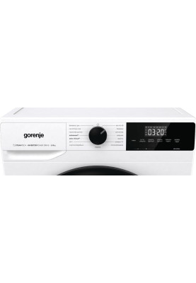 Gorenje Прально-сушильна машина фронтальна, 8(5)кг, 1400, A+, 55см, дисплей, пара, інвертор, білий