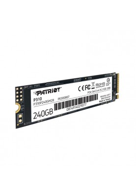 Patriot Накопичувач SSD M.2 240GB PCIe 3.0 P310