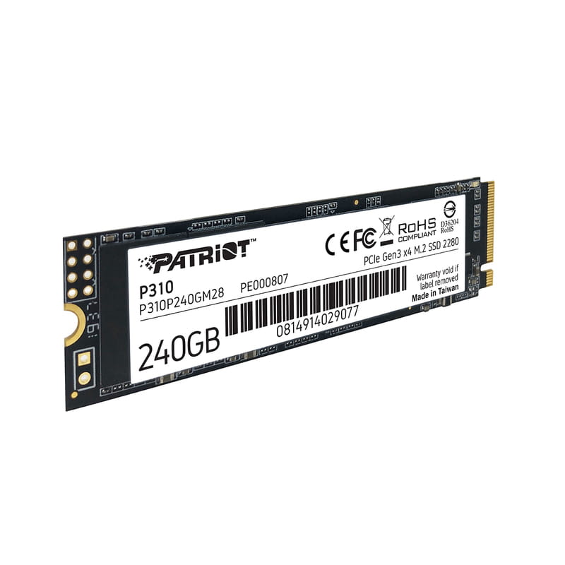 Patriot Накопичувач SSD M.2 240GB PCIe 3.0 P310