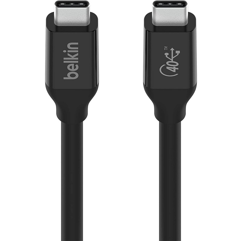 Belkin Кабель USB4 USB-C - USB-C, 40Gbps, 100W, 0.8м Black