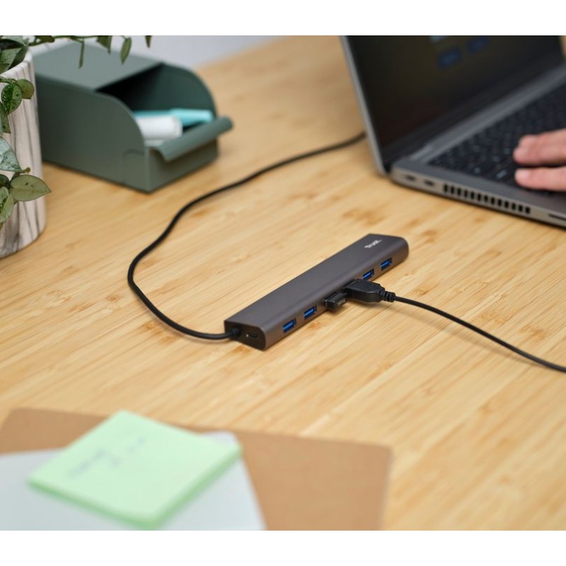 Trust USB-хаб Dalyx 6-in-1 USB-C Multi-port Dock Aluminium