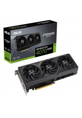 ASUS Відеокарта GeForce RTX 4070 SUPER 12GB GDDR6X PRIME OC PRIME-RTX4070S-O12G