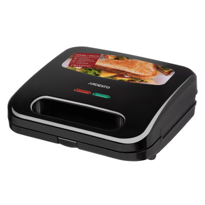 ARDESTO Сендвічмейкер 700Вт, 1 пластина-сендвіч,корпус-пластик, чорний