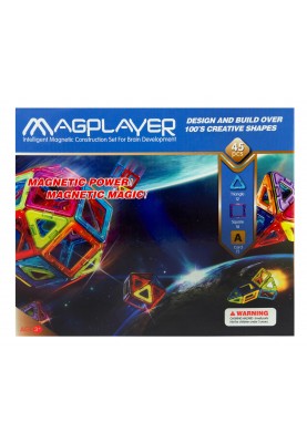MagPlayer Конструктор магнітний 45 од. (MPA-45)