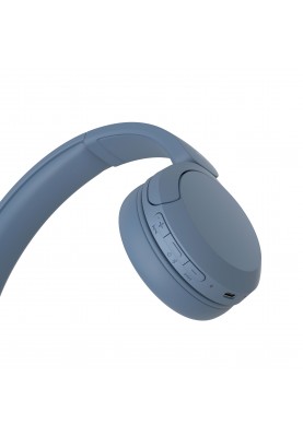 Sony Навушники On-ear WH-CH520 BT 5.2, SBC, AAC, Wireless, Mic, Синій