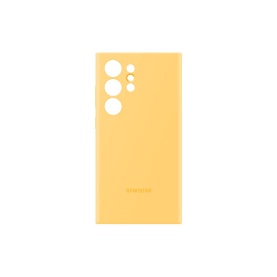 Samsung Чохол для Galaxy S24 Ultra (S928), Silicone Case, жовтий