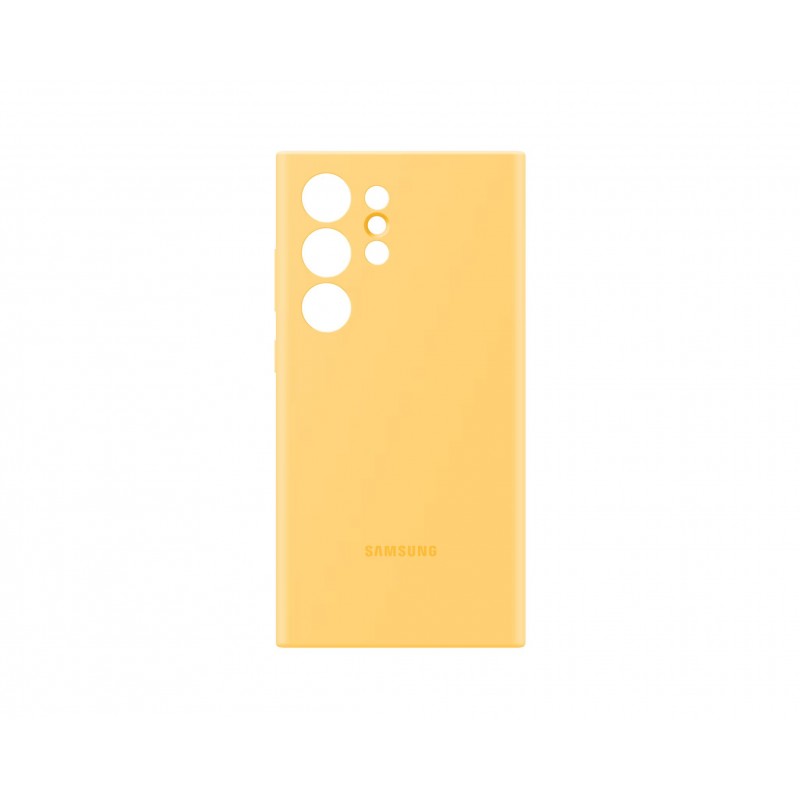 Samsung Чохол для Galaxy S24 Ultra (S928), Silicone Case, жовтий