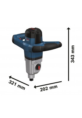 Bosch Міксер будівельний GRW 140 1400Вт 480-750об·хв М14 4.2кг