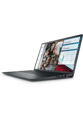 Dell Ноутбук Vostro 3520 15.6" FHD AG, Intel i5-1235U, 8GB, F512GB, UMA, Lin, чорний