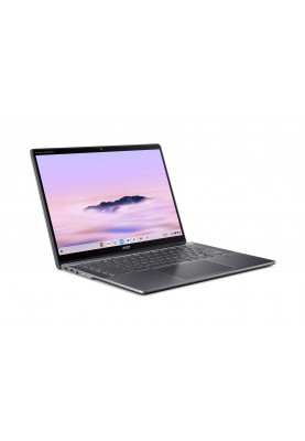 Acer Ноутбук Chromebook Plus Spin 514 CP514-4HN 14" WUXGA IPS Touch, Intel 5-120U, 8GB, F256GB, UMA, ChromeOS, сірий