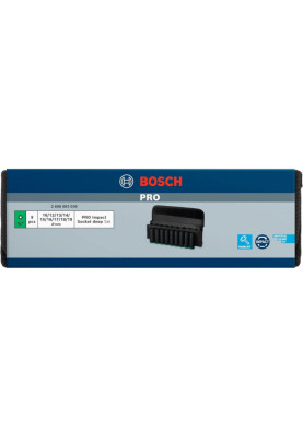 Bosch Набір ударних торцевих головок Professional Deep 9шт 1/2"