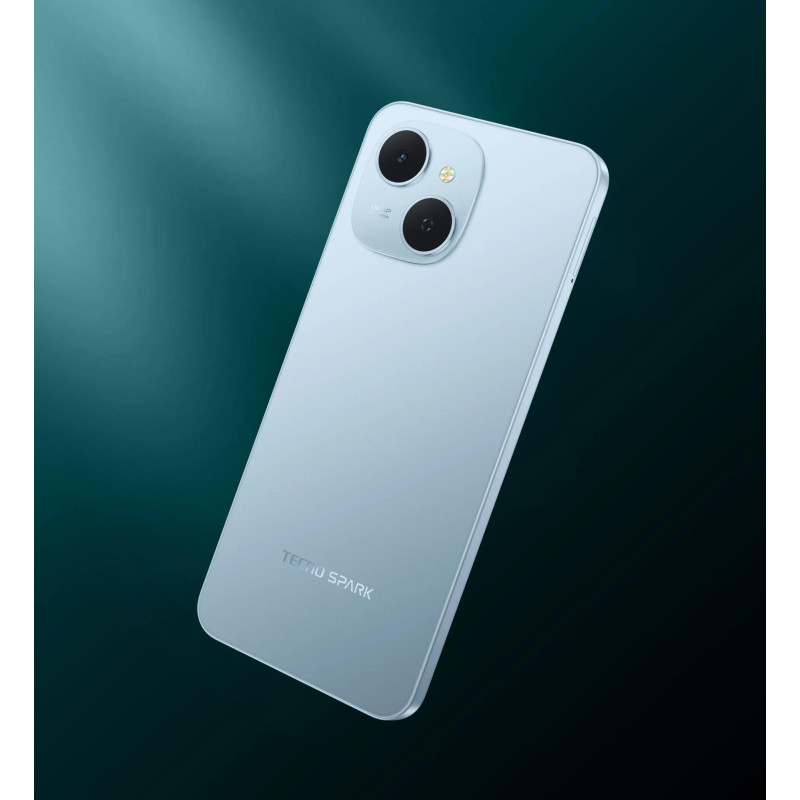 TECNO Смартфон Spark 40C (KM4k) 6.67" 4/128ГБ, 2SIM, 6000мА•год, Ripple Blue