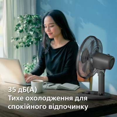 Philips Вентилятор Philips настільний Series 1000, 35см, 35Вт, чорний