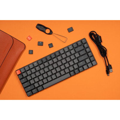 Keychron Клавіатура K3 84 Key Low Profile Gateron White LED Red