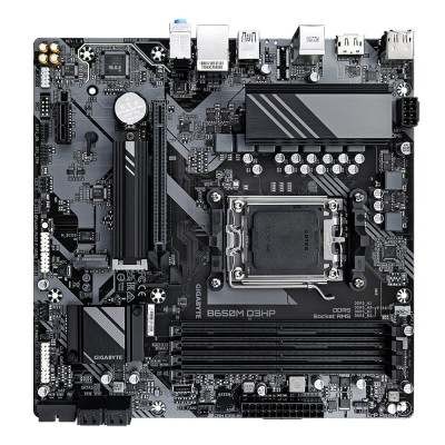 Gigabyte Материнська плата B650M D3HP sAM5 B650 4xDDR5 M.2 HDMI DVI mATX