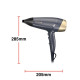 Remington Фен Sapphire Luxe, 2200Вт, 3 режими, дифузор, іоніз-я, хол. обдування, сапфіровий