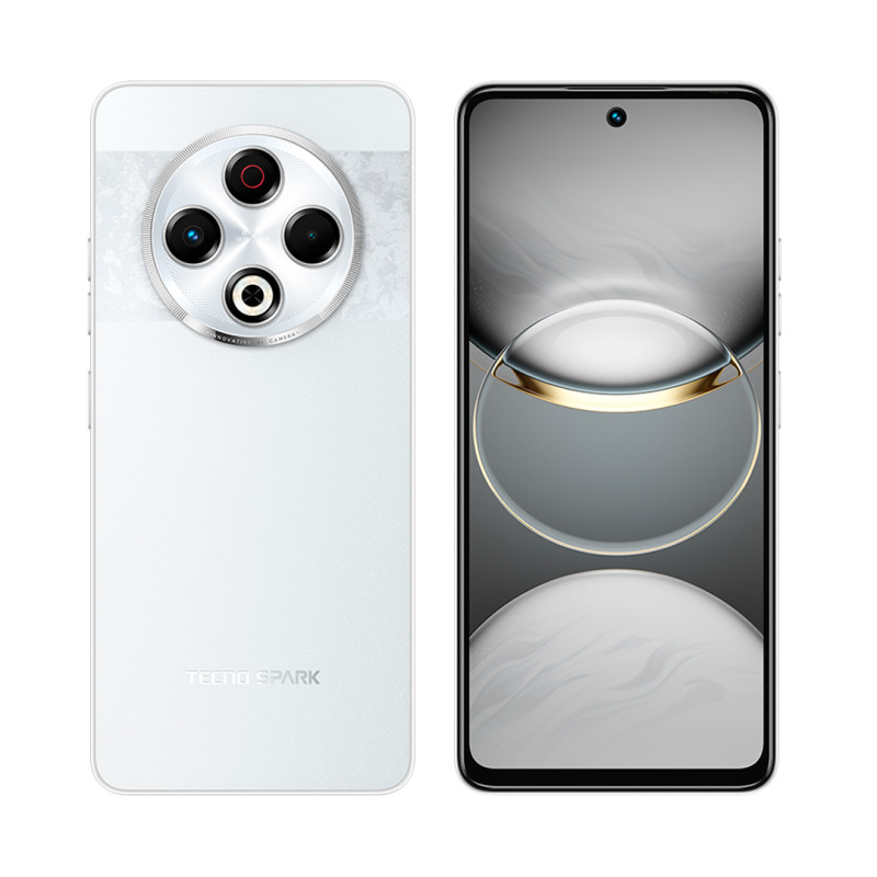 TECNO Смартфон Spark 30 (KL6) 6.78" 8/256ГБ, 2SIM, 5000мА•год, Astral Ice