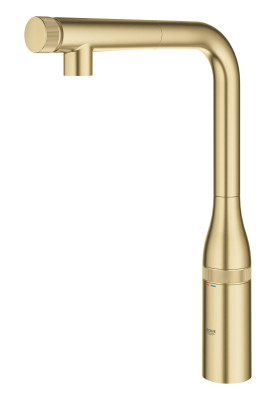 Grohe Змішувач для кухні Essence Smart Control, довж.виливу - 199мм, поворотний/витяжний, вентиль/кнопка, матовий прохолодний схід сонця
