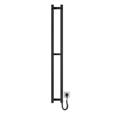 Hygge Family Рушникосушка електрична Slim, 1170х140х80мм, таймер-регулятор, сталь, чорний матовий