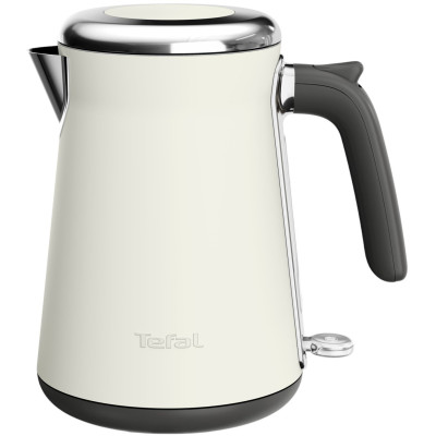 Tefal Електрочайник Collection 1.68л, Strix, нерж. сталь, бежевий