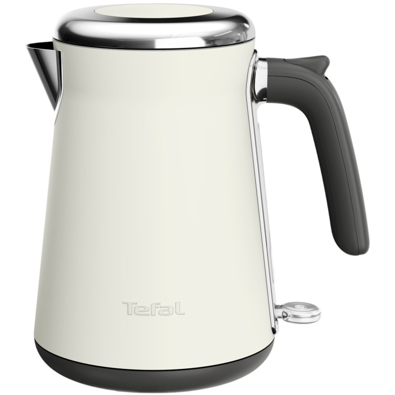 Tefal Електрочайник Collection 1.68л, Strix, нерж. сталь, бежевий