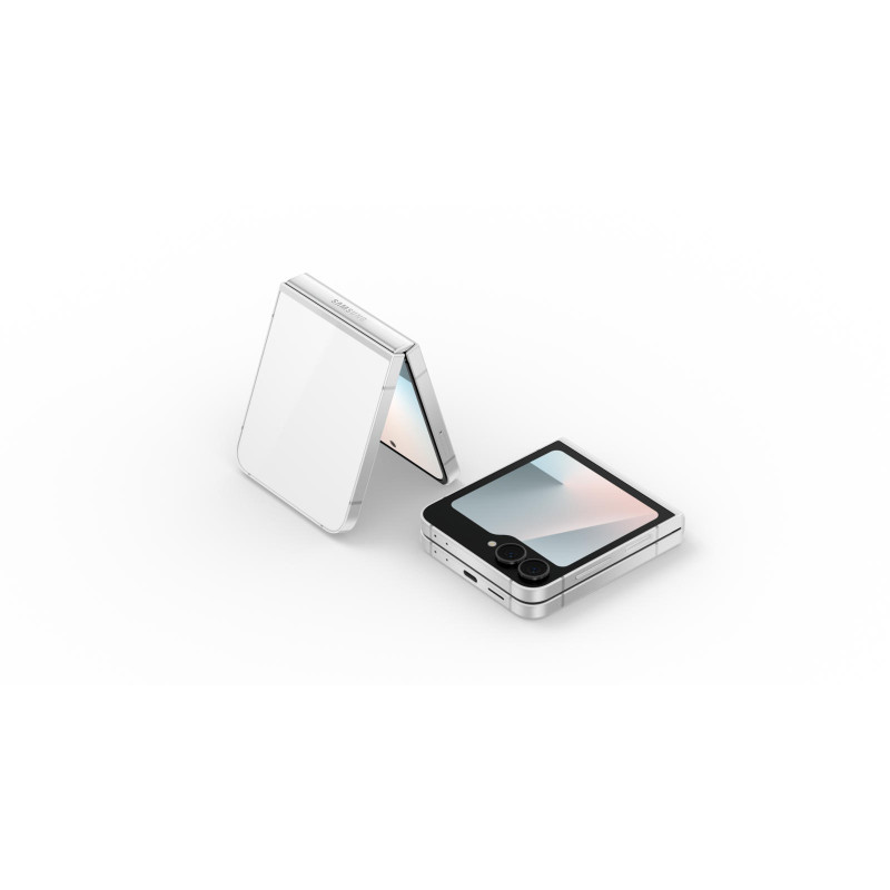 Samsung Смартфон Galaxy Flip 7 FE 5G (F761) 6.7"/3.4" 8/256ГБ, 1SIM, 4000мА•год, білий