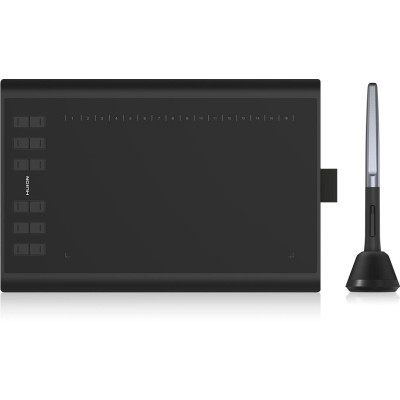Huion Графічний планшет 10"x6.2" H1060P, MicroUSB, чорний
