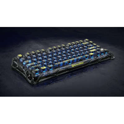 GravaStar Клавіатура механічна Mercury K1 Lite 80keys, GravaStar x BSUN Grey, BT/WL/USB, чорний