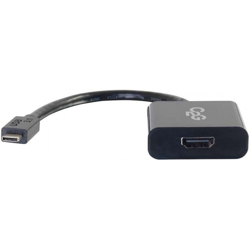 C2G Адаптер USB-C на HDMI чорний