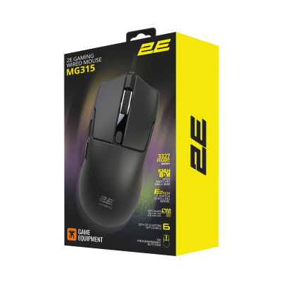 2E Gaming Миша 2E GAMING MG315, USB-A, чорний 2E Gaming Миша 2E GAMING MG315, USB-A, чорний