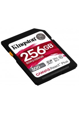 Kingston Карта пам'яті 256GB SDXC C10 UHS-II U3 R300/W260MB/s