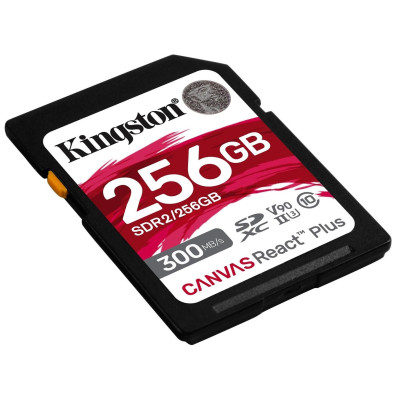 Kingston Карта пам'яті 256GB SDXC C10 UHS-II U3 R300/W260MB/s Kingston Карта пам'яті 256GB SDXC C10 UHS-II U3 R300/W260MB/s